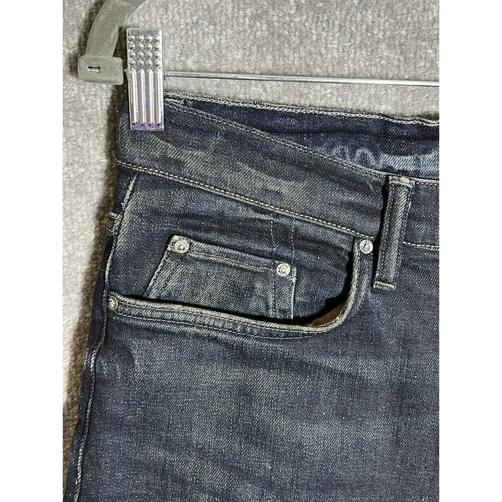 AllSaints Spitalfields Straight‎ Leg Jeans Mens Size 30x30 Button Fly Dingy Blue